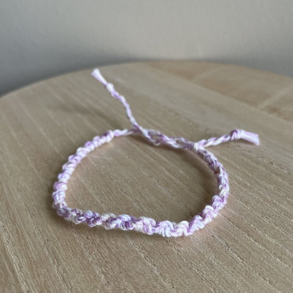 Zahava Bracelet, anklet, trendy, comfortable, tie, embroidery thread, woven, gif